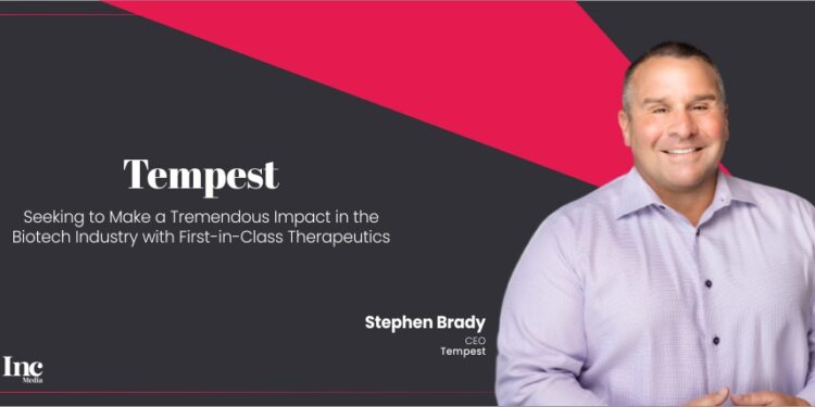 Stephen Brady is the CEO of Tempest.