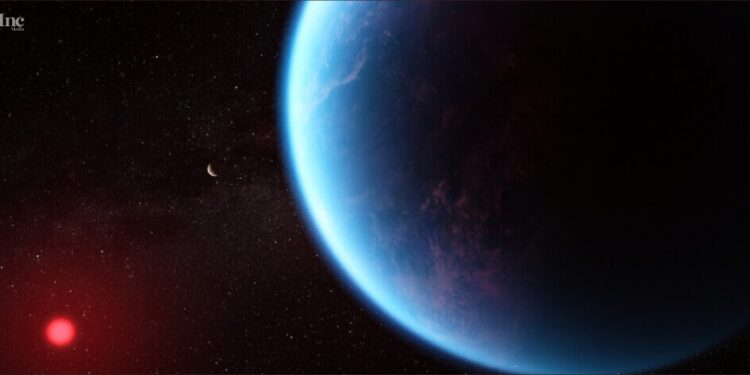 James Webb discovers signs of life on the distant planet
