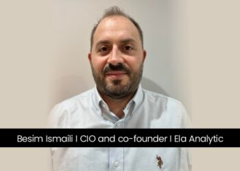 Besim Ismaili, the Chief Technology Officer and Co-founder of Ela Analytics