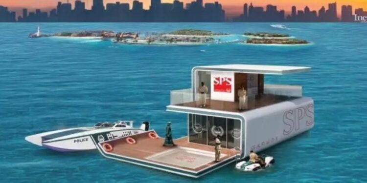 Dubai introduces the world's first mobile floating fire station